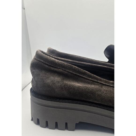 Gianluca Pisati Grey Suede Ladies's Slip on Loafers Size 40 - US Size 9.5 - Picture 11 of 11